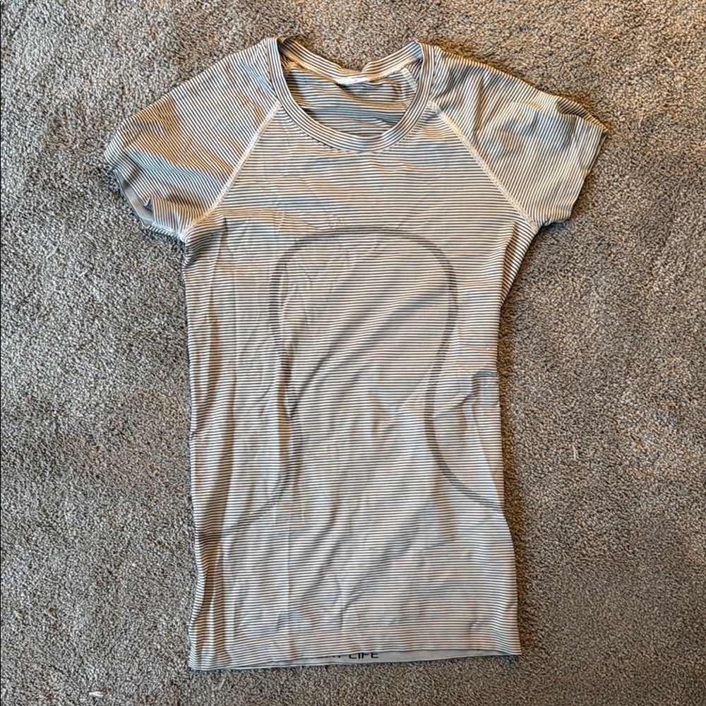 Striped Lululemon Swiftly Tech